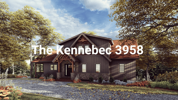 Normerica Timber Homes, The Kennebecc 3958, House Plans, Design