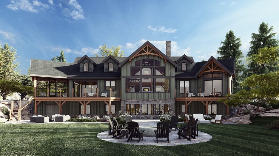 2-Normerica-Timber-Frames-House-Plan-The-Rossmore-Exterior-Rear-Outdoor-Living feb 2022