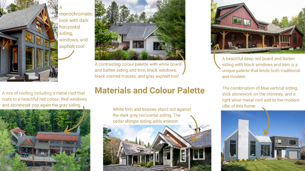Exterior Elements Timber Frame House Design 7 Exterior Materials and Colour Palette 2-2