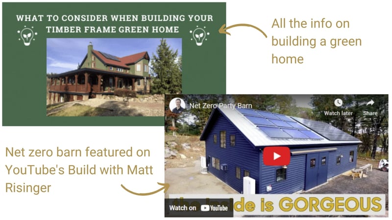 Sustainable Green  Home Reforestation One Tree Planted Normerica Timber Homes Green Homes Blog Net Zero Barn Build Matt Risinger