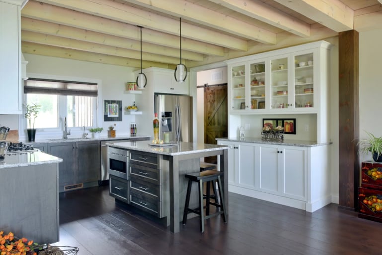 dufferin interior kitchen normerica timber homes