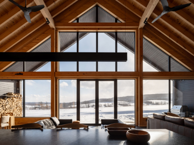 gateway to rural getaway interior normerica timber frame
