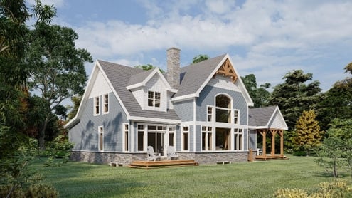 traditional house plans timber frame dufferin 2822 windows siding doors roof