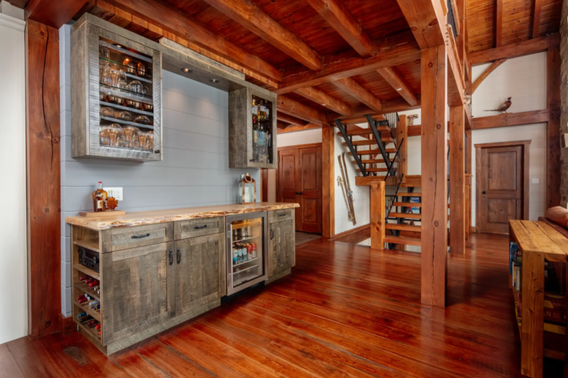 woodland retreat interior normerica timber frame homes